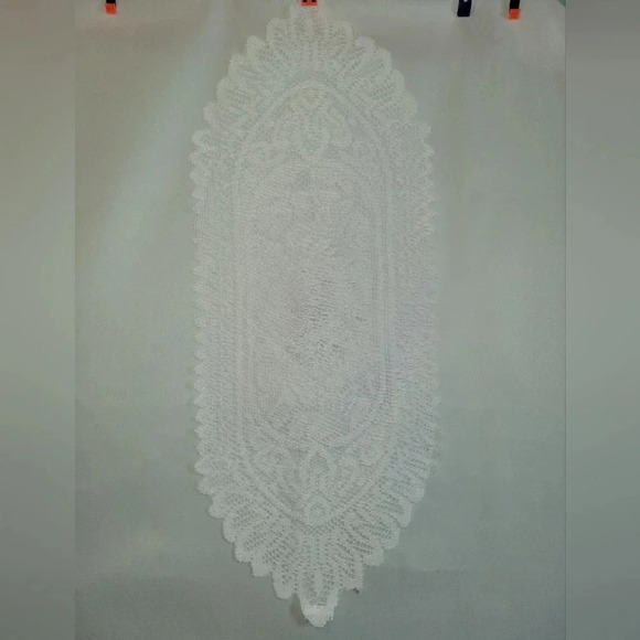 Vintage White  Lace Table Runner Doily Placemat Decorations Three includ… - Picture 2 of 4